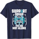 Cervical Support Squad - Ovarian Cancer Teal Cervical Cancer T-Shirt - T-Shirt | Navy