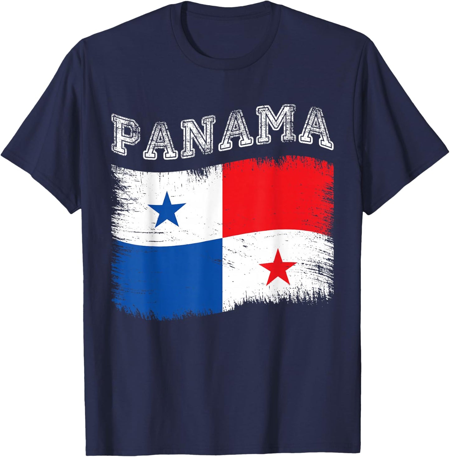 Panamanian Flag Tourist Holiday Destination Panama Flag T-Shirt - T-Shirt | Navy