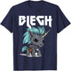 Blegh Heavy Metal Metalcore Unicorn T-Shirt - T-Shirt | Navy