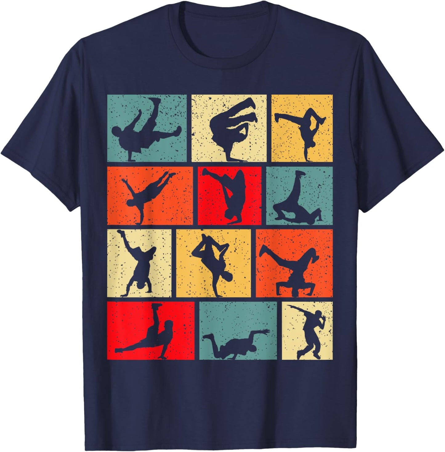 Breakdance Breakdancer Breakdancing Boys Kids Men T-Shirt - T-Shirt | Navy