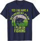 Funny Retired Fishing Shirt , Retirement Fishing T-Shirt - T-Shirt | Navy