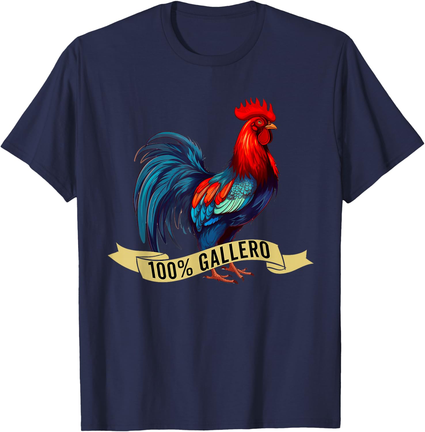 Gallero Hombre Papá Padre Tío Gallero Pelea De Gallos T-Shirt - T-Shirt | Navy
