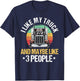 I Like My Truck And Maybe Like 3 People Heavy Hauler Fans T-Shirt - T-Shirt | Navy