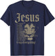 Jesus Is My God King Lord Savior Protector Lion Christian T-Shirt - T-Shirt | Navy