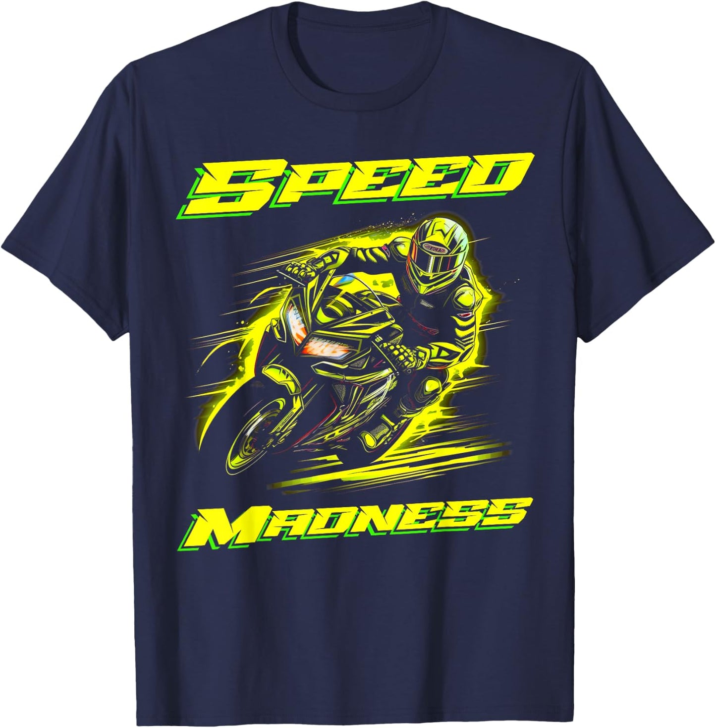 Racing Motorbike T-Shirt - T-Shirt | Navy