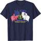 Fort Leonard Wood Missouri Mo Us Army Base American Flag Men T-Shirt - T-Shirt | Navy