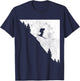 Ski Downhill Skiing Freeski Winter Sports Skiers T-Shirt - T-Shirt | Navy