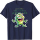 Here Comes The Tickle Monster Funny Childish Cool Tickling T-Shirt - T-Shirt | Navy