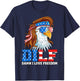 DILF Damn I Love Freedom Eagle Funny Patriotic 4th of July T-Shirt - T-Shirt | Navy