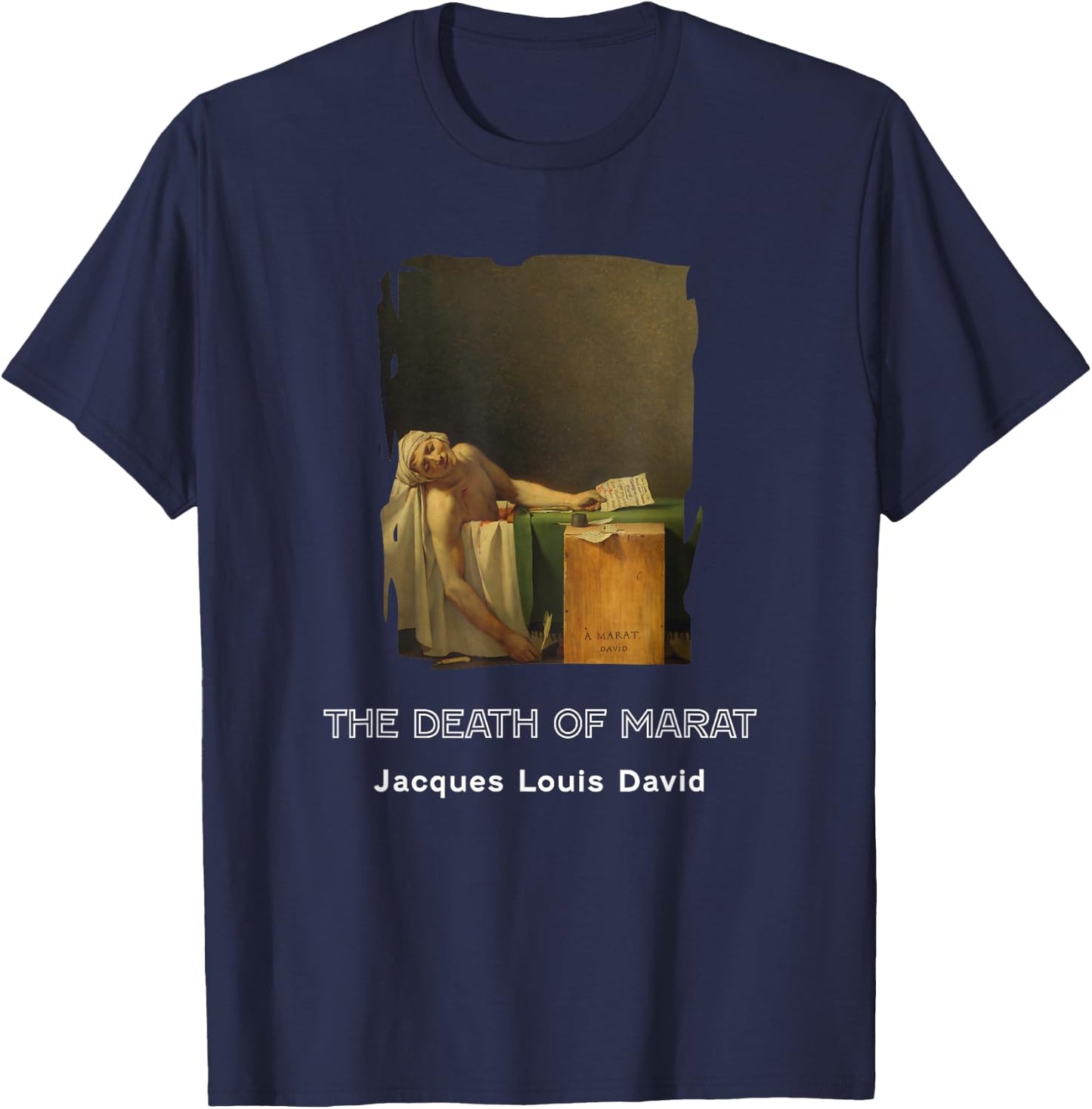 The Death Of Marat T-Shirt - T-Shirt | Navy