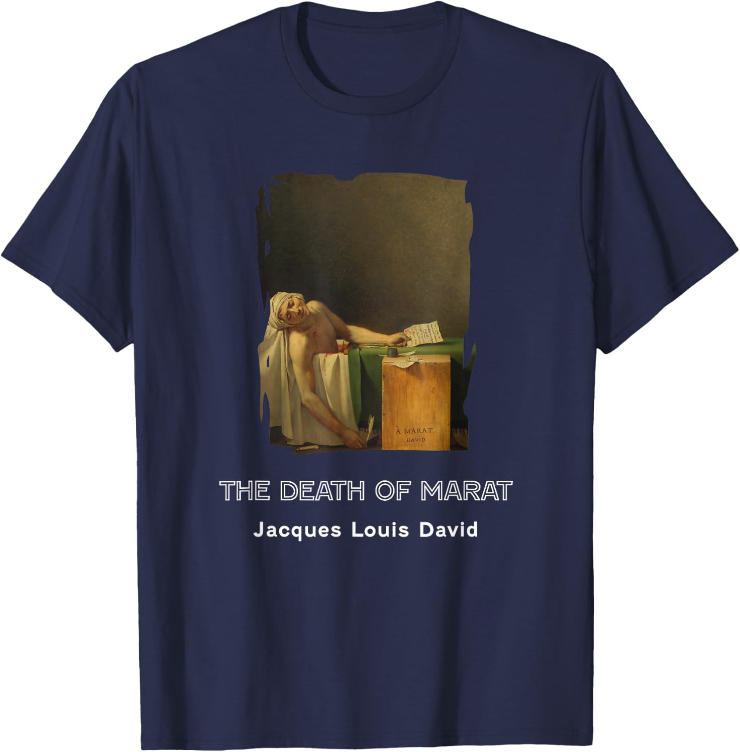 The Death Of Marat T-Shirt - T-Shirt | Navy
