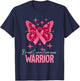 Warrior Breast Cancer T-Shirt - T-Shirt | Navy