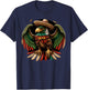 Mexico Cinco de Mayo Sombrero Mexican Eagle T-Shirt - T-Shirt | Navy