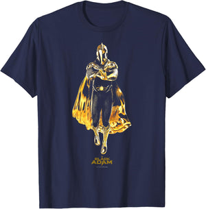 Black Adam Dr. Fate Shadowed Pose Poster T-Shirt - T-Shirt | Navy