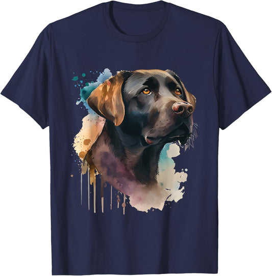 Black Labrador - Puppy Pup Owner Dog Lover Pet Trainer T-Shirt - T-Shirt | Navy