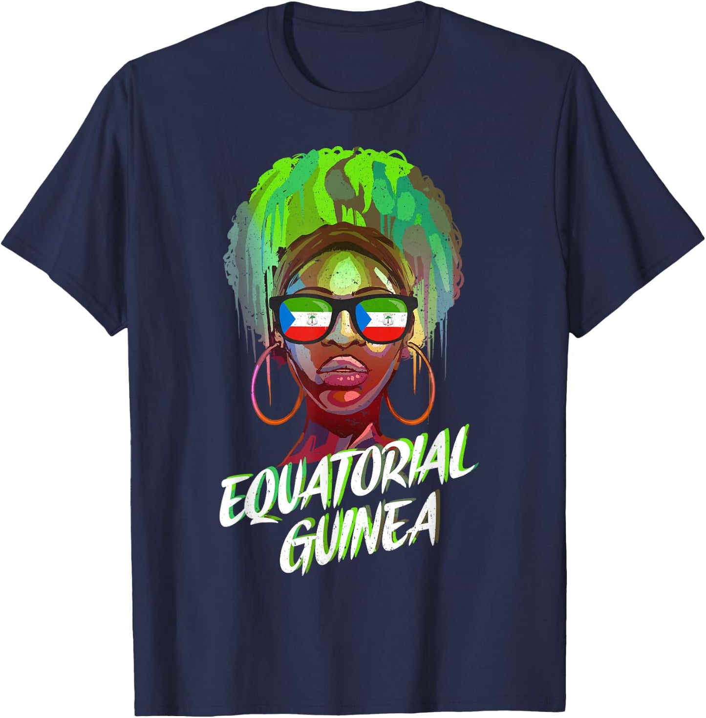 Equatorial Guinea T-Shirt - T-Shirt | Navy