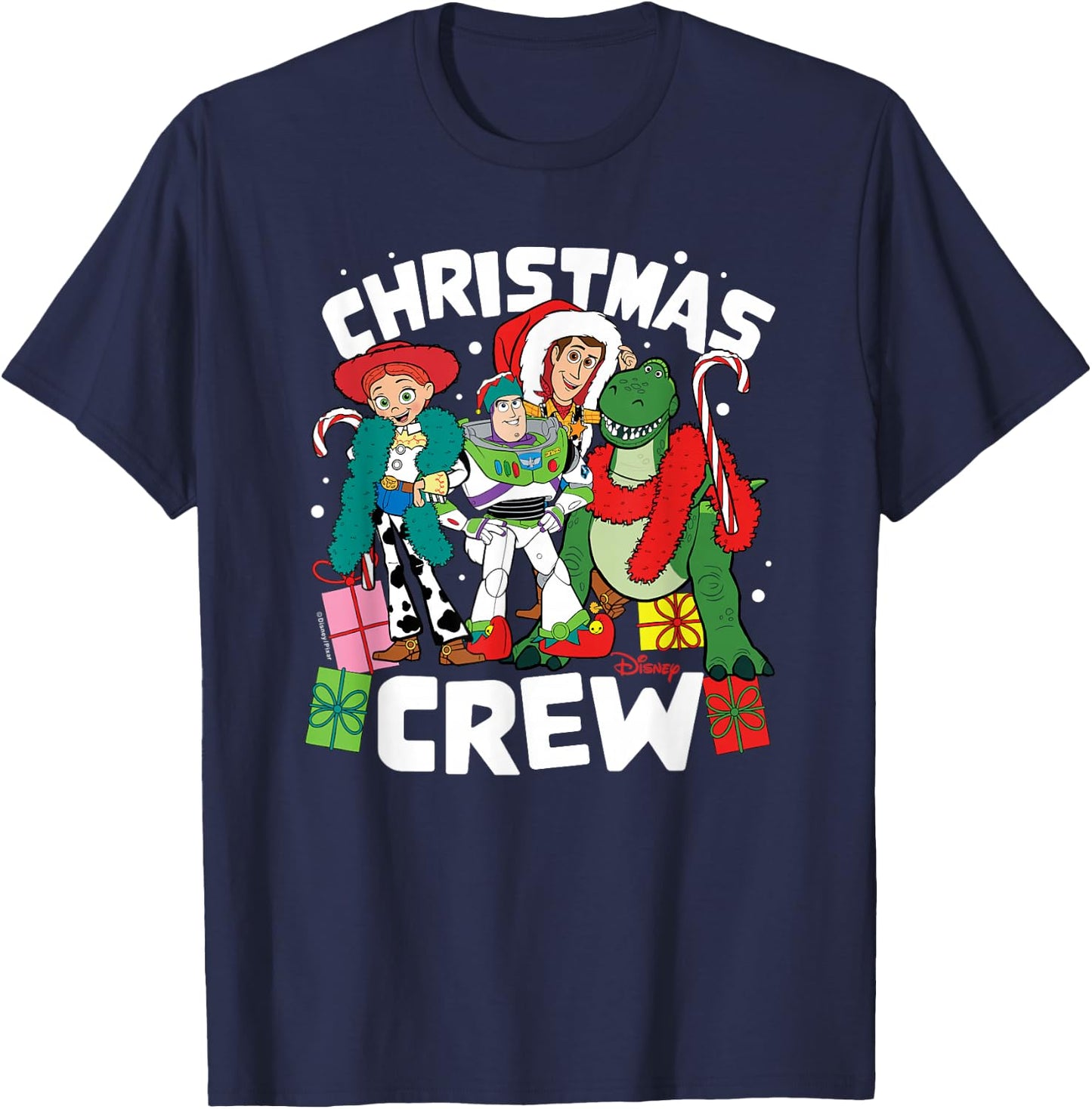 Toy Story 4 - Christmas Crew T-Shirt - T-Shirt | Navy