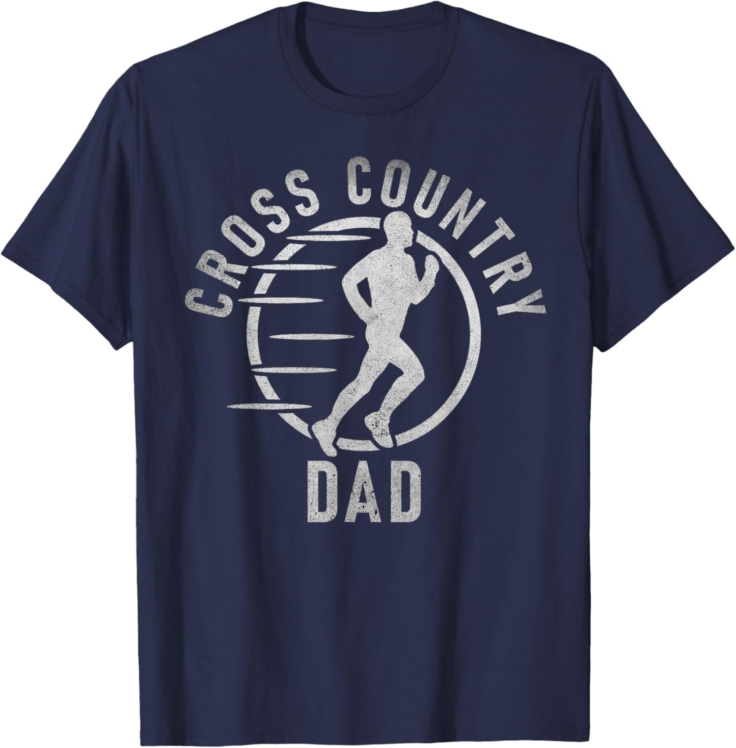 Cross Country Dad T-Shirt - T-Shirt | Navy