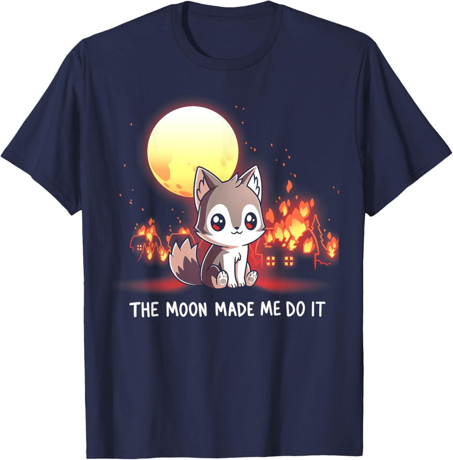 The Moon Made Me Do It T-Shirt - T-Shirt | Navy