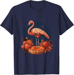 Turkey Pumpkin Pie Thanksgiving Day Autumn Men Women Kids T-Shirt - T-Shirt | Navy