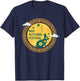 Funny Rabbits Mooncake Chinese New Year Mid Autumn Festival T-Shirt - T-Shirt | Navy