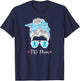 T1D Mom Diabetes Warrior Mother Type 1 Diabetic Warrior T-Shirt - T-Shirt | Navy