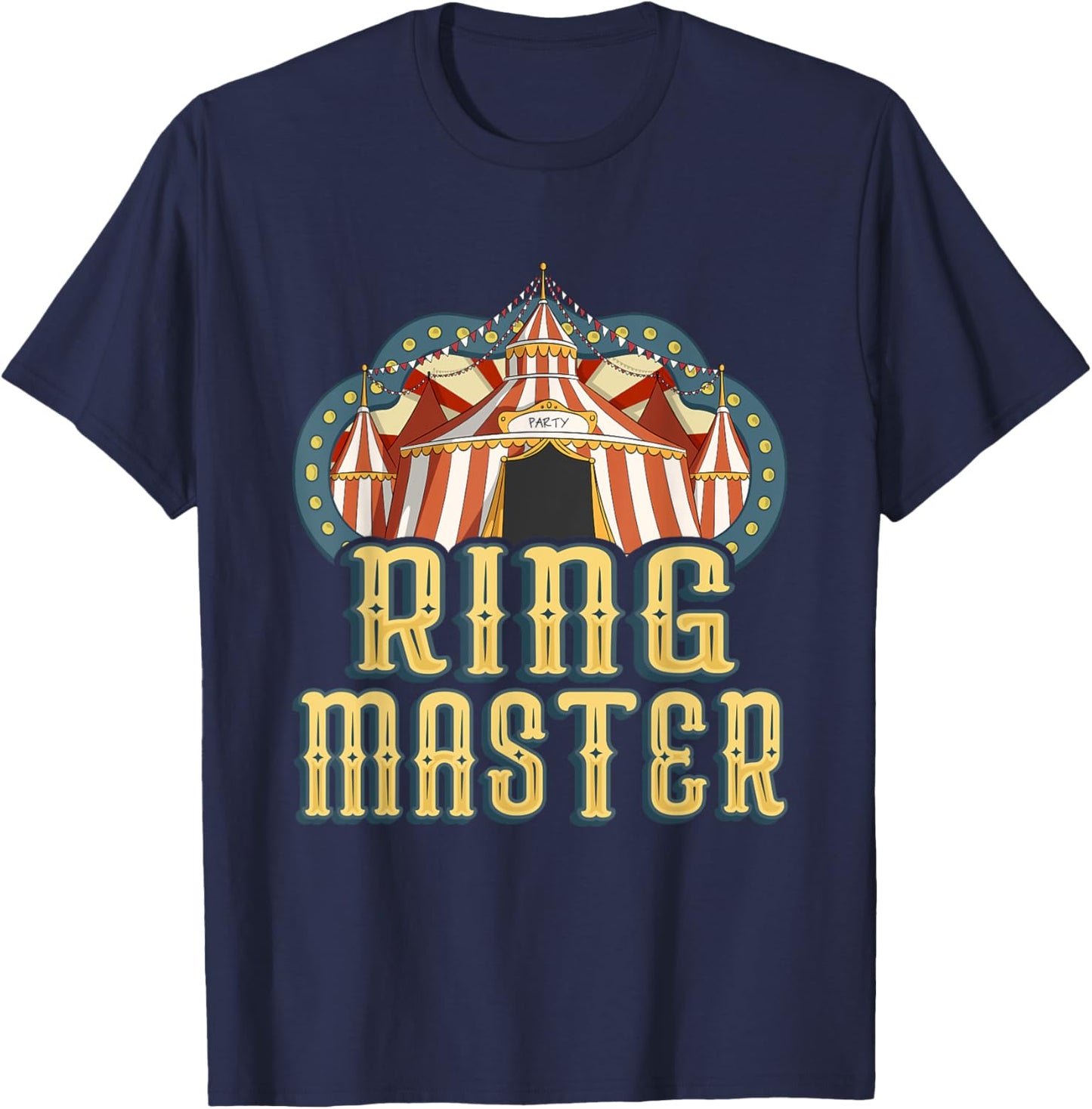 Ringmaster - Vintage Circus Birthday T-Shirt - T-Shirt | Navy