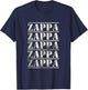 Love Heart Zappa Grunge Retro Vintage Style Black Zappa T-Shirt - T-Shirt | Navy