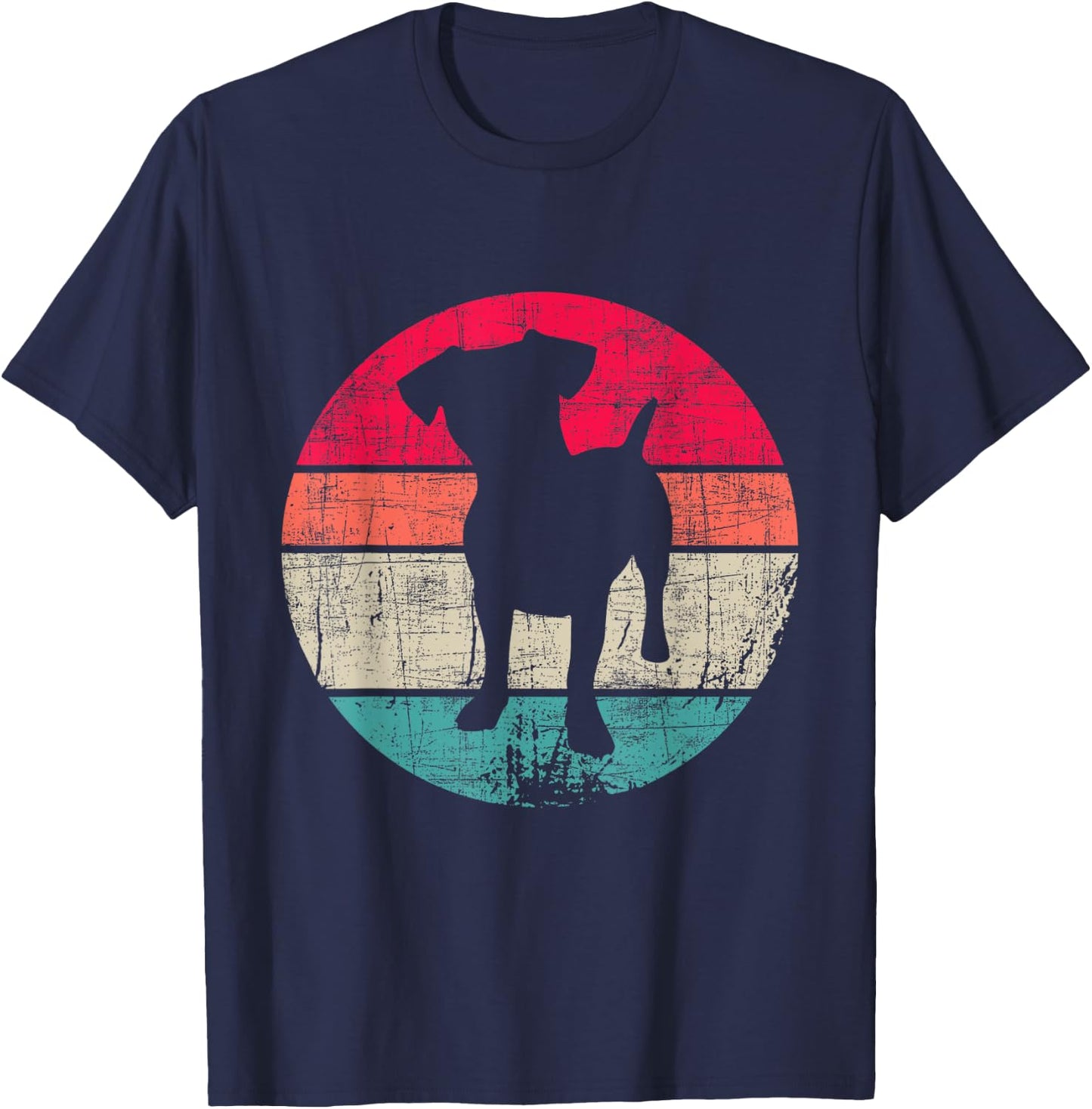 Vintage Jack Russell Terrier Dog - Pet Owner Animal Lover T-Shirt - T-Shirt | Navy