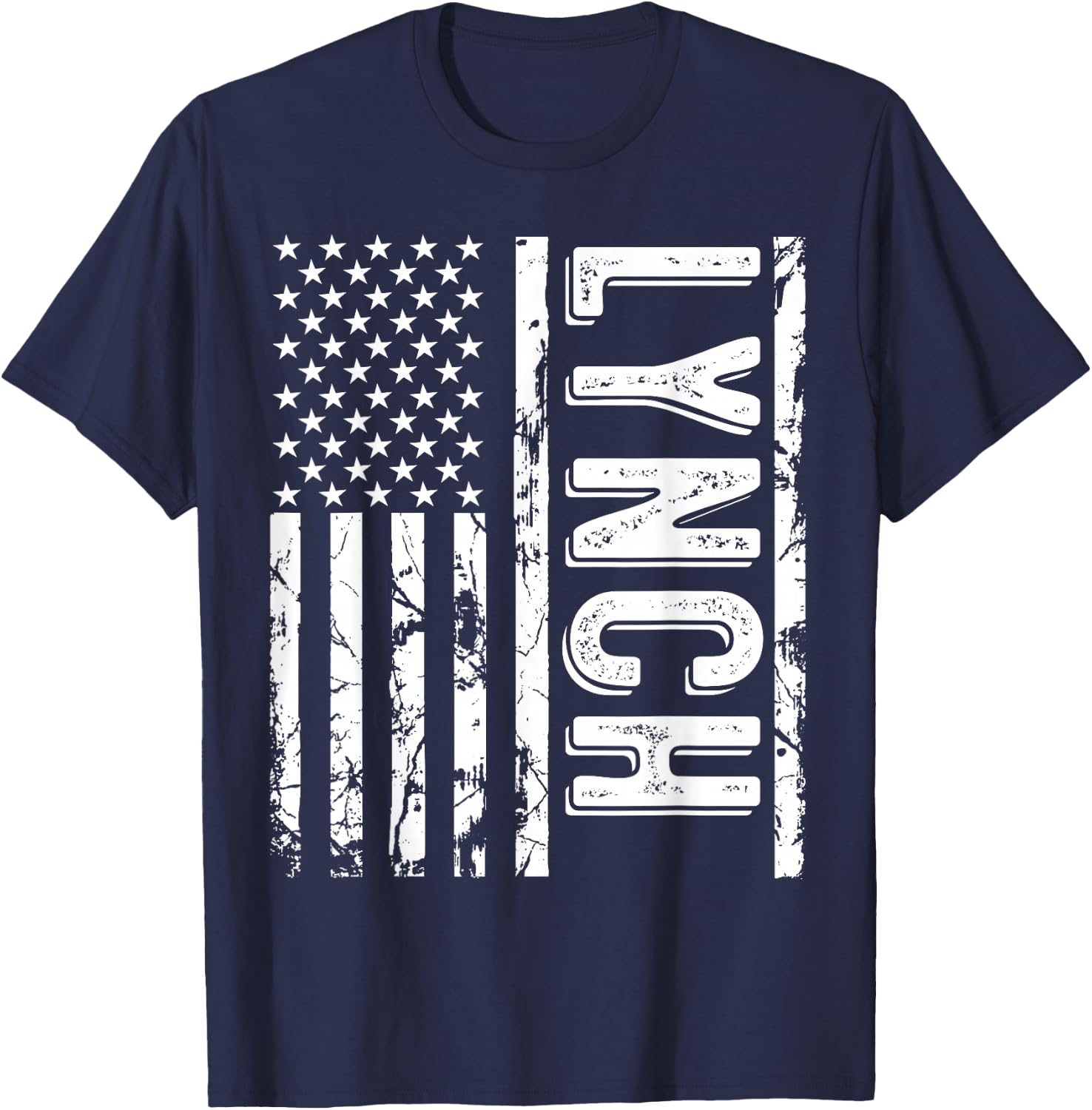 Lynch Last Name Funny Surname Team Lynch Family Reunion T-Shirt - T-Shirt | Navy