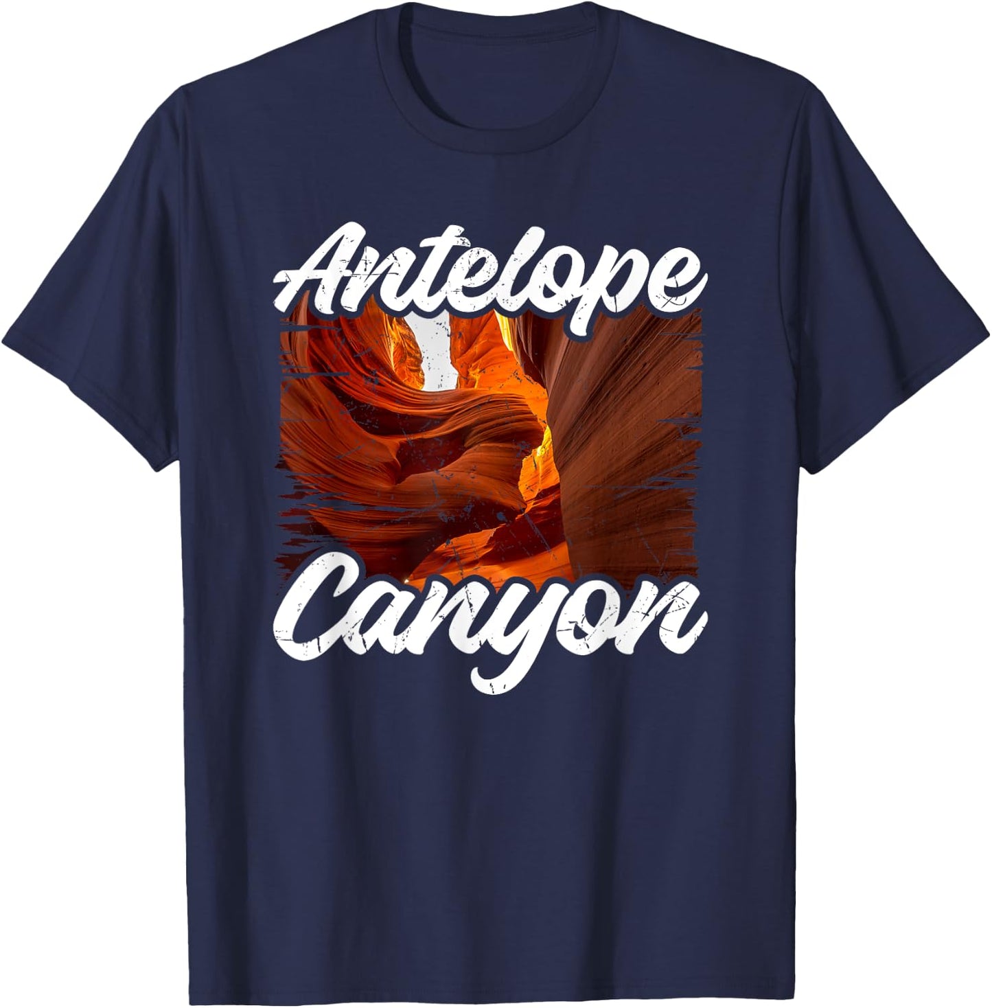 Antelope Canyon Arizona Tourist Souvenir Family Vacation T-Shirt - T-Shirt | Navy