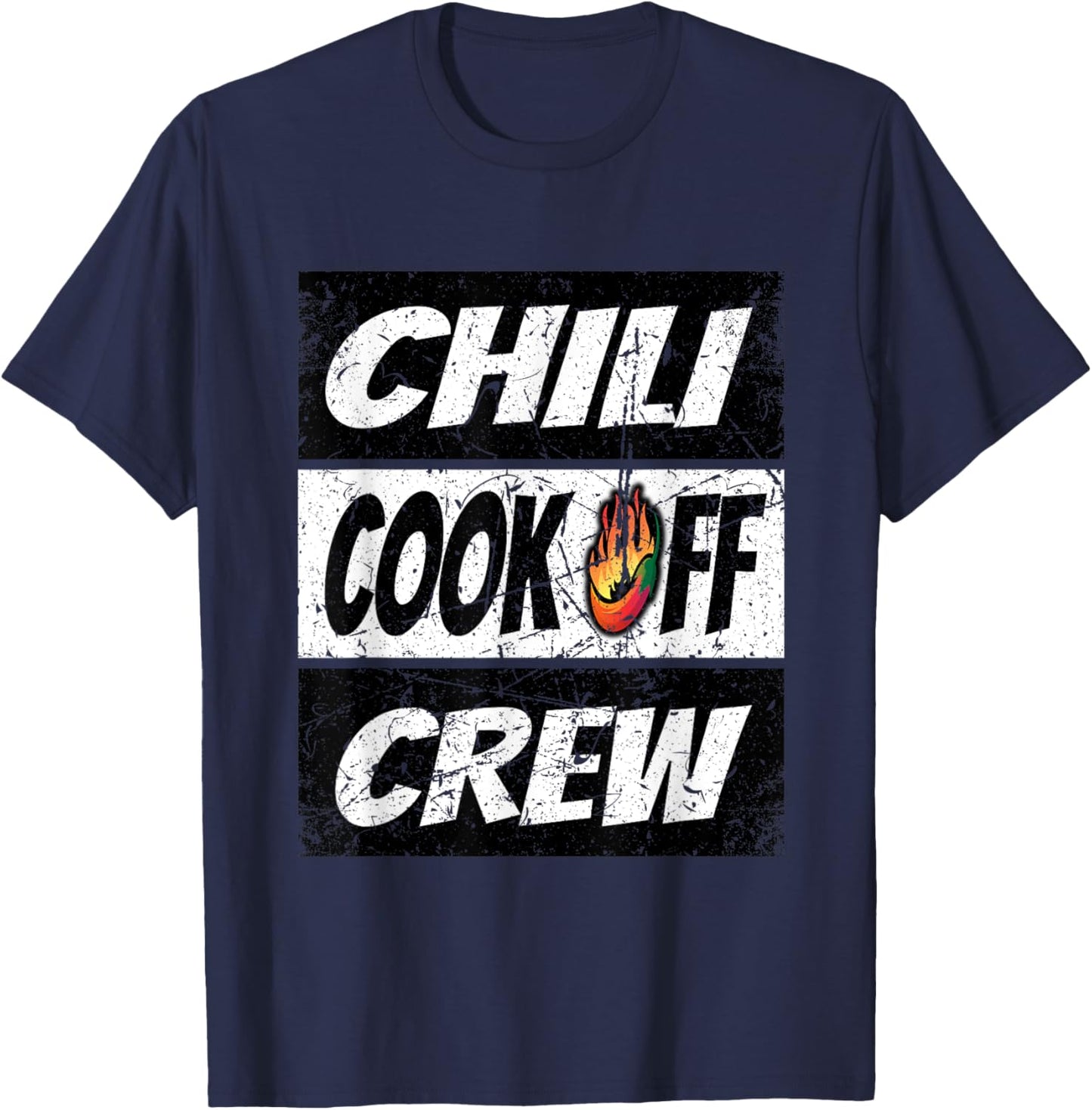 Chili Cook Off Crew Funny Chili Cook Off Men Women Kids T-Shirt - T-Shirt | Navy