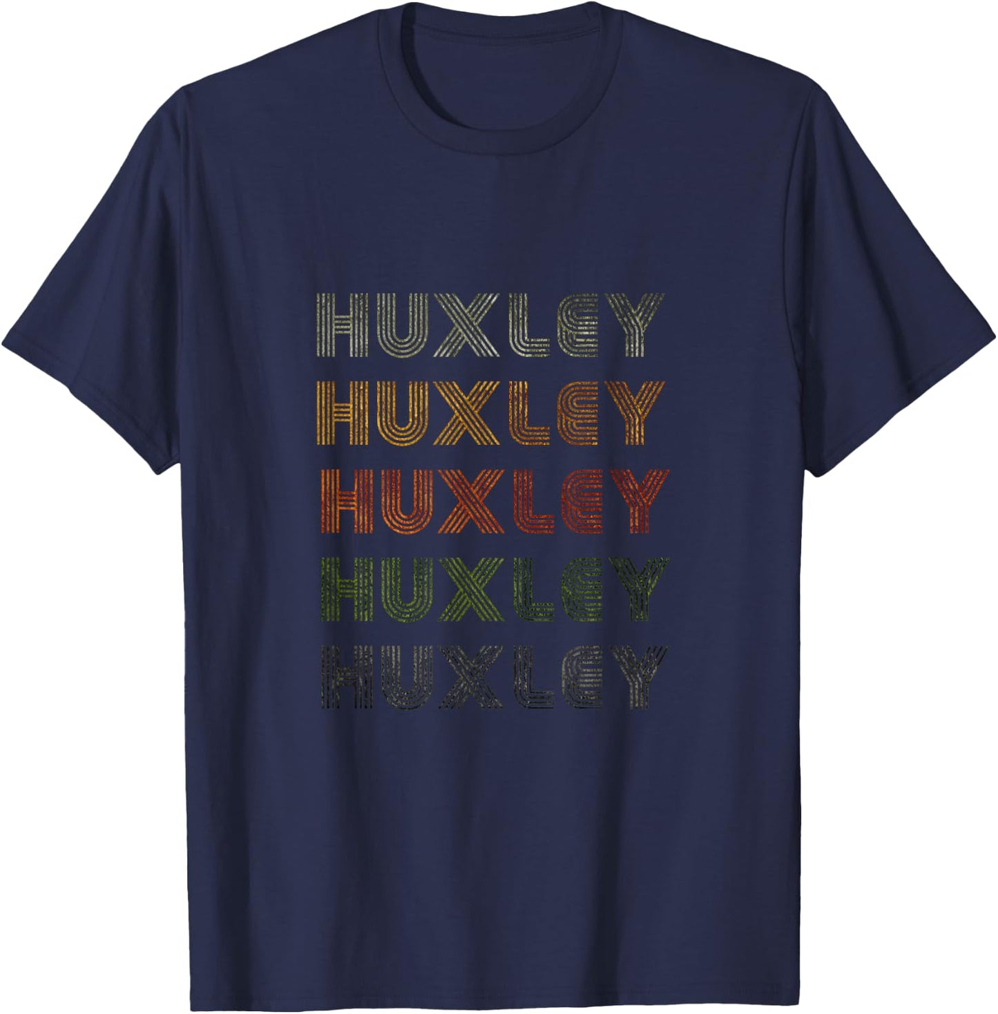 Love Heart Huxley Grunge/Vintage Style Black Huxley T-Shirt - T-Shirt | Navy