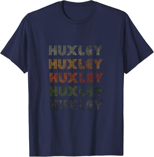 Love Heart Huxley Grunge/Vintage Style Black Huxley T-Shirt - T-Shirt | Navy