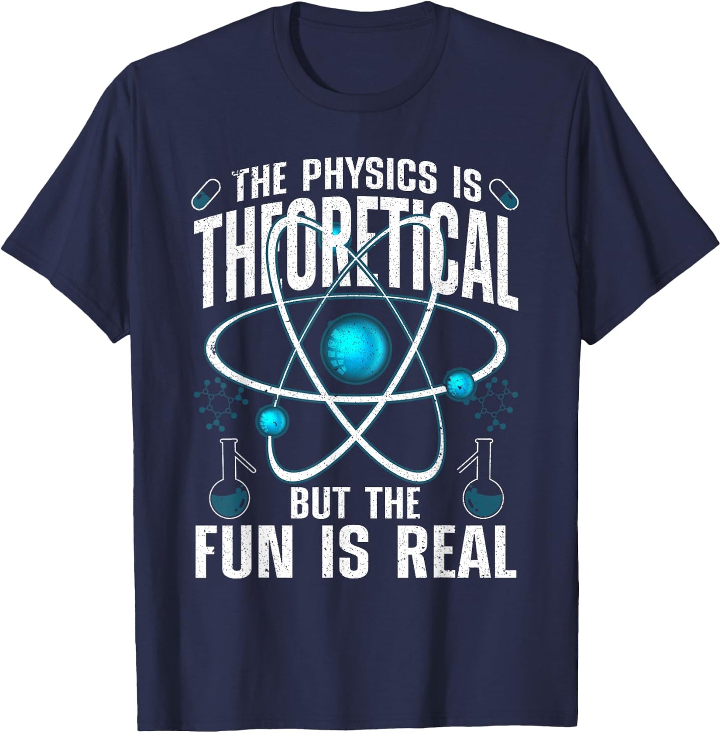 Cool Physics Women Theoretical Physics Science Lover T-Shirt - T-Shirt | Navy