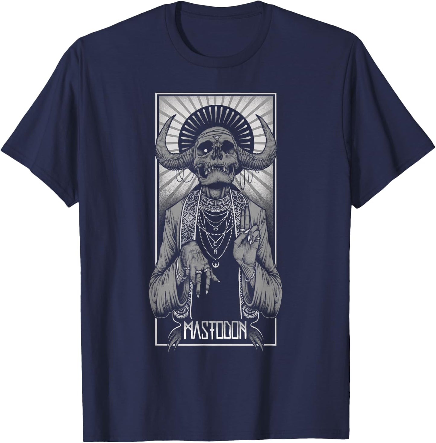 Mastodon – Orizon With Summer T-Shirt - T-Shirt | Navy