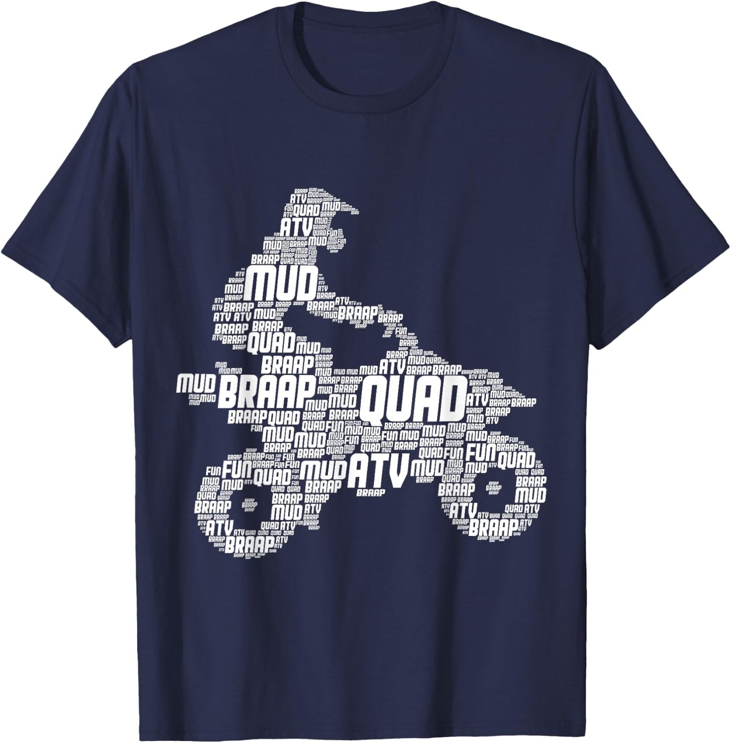 Quad Rider ATV Quad Biker Children Boys Men T-Shirt - T-Shirt | Navy