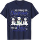 All I Want for Christmas is A Cure Colon Cancer Awareness T-Shirt - T-Shirt | Navy