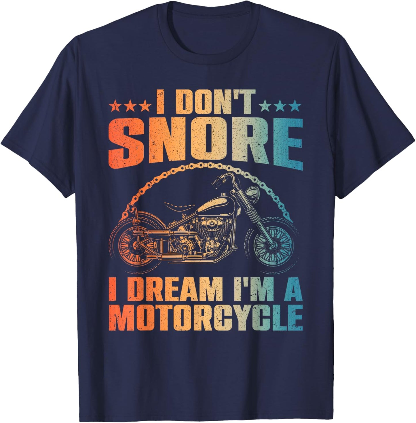 Funny Motorcycle Women Dad Biker Rider Bike Lovers T-Shirt - T-Shirt | Navy