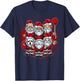 My Little Horror Crew - Christmas Horror Movie Santa Claus T-Shirt - T-Shirt | Navy