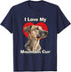 I Love My Mountain Cur Puppy Dog Women Kids T-Shirt - T-Shirt | Navy