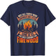 Not All Those Who Wander Are Lost Funny Outdoor Camping T-Shirt - T-Shirt | Navy