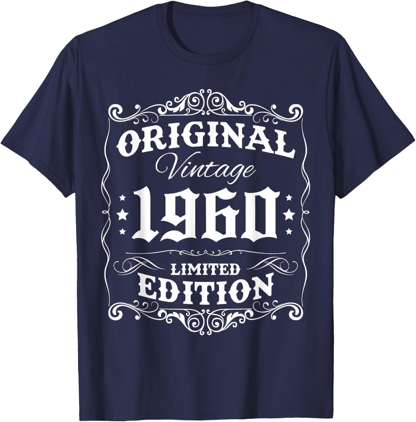 Original Vintage 1960 Limited Edition Classic 1960 Men Women T-Shirt - T-Shirt | Navy