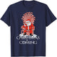 Christmas is coming funny santa claus candy canes T-Shirt - T-Shirt | Navy