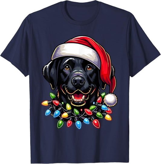 Dog Owner Xmas Men Women Favorite Labrador Retriever T-Shirt - T-Shirt | Navy