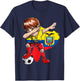Dabbing Soccer Colombia Jersey Boy Colombian Boys Football T-Shirt - T-Shirt | Navy
