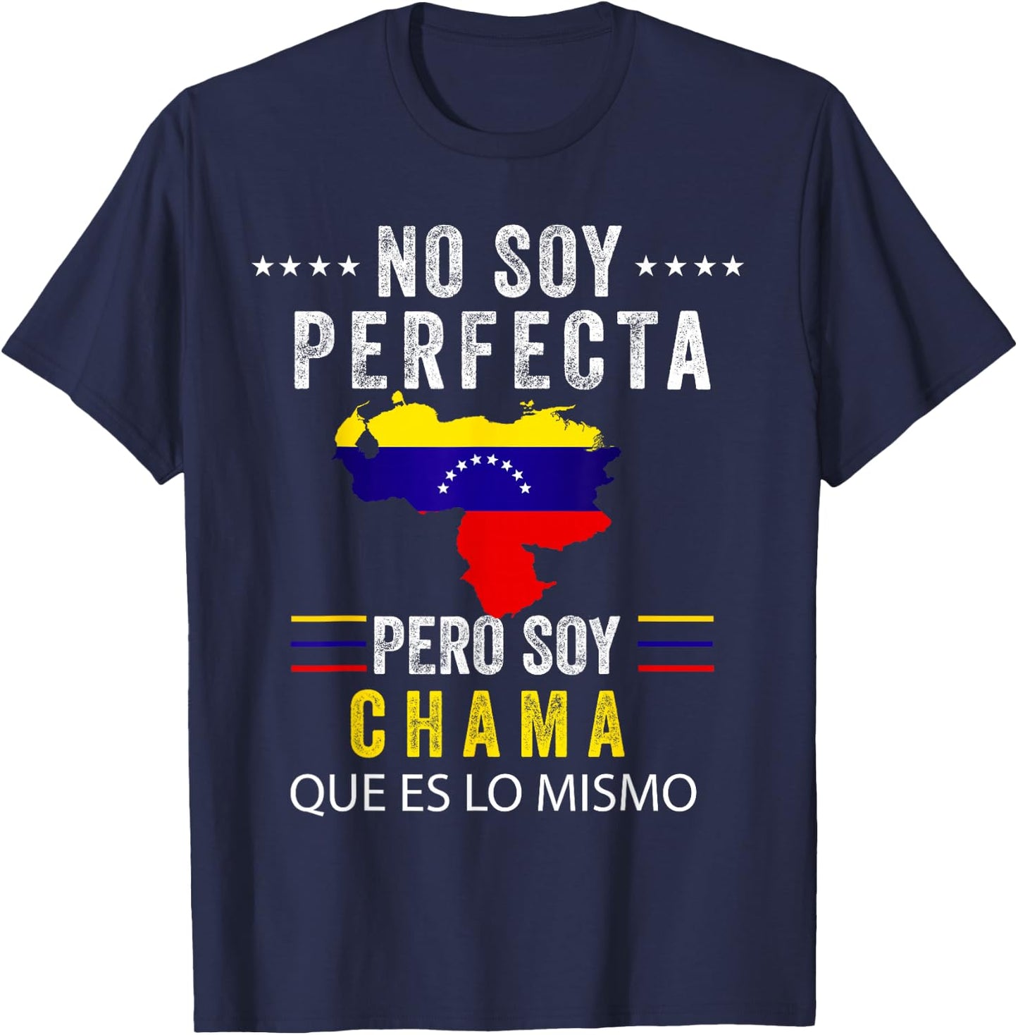 Venezuela Flag Pride Bandera Venezolana Camiseta Mujer T-Shirt - T-Shirt | Navy