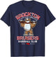 Brockton Bruisers Retro Minor League Baseball Team T-Shirt - T-Shirt | Navy