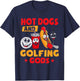Funny Golf Shirts -Adults Black Small Golf T-Shirt - T-Shirt | Navy