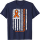 You'll Never fight Alone Blood Cancer Leukemia Awareness T-Shirt - T-Shirt | Navy